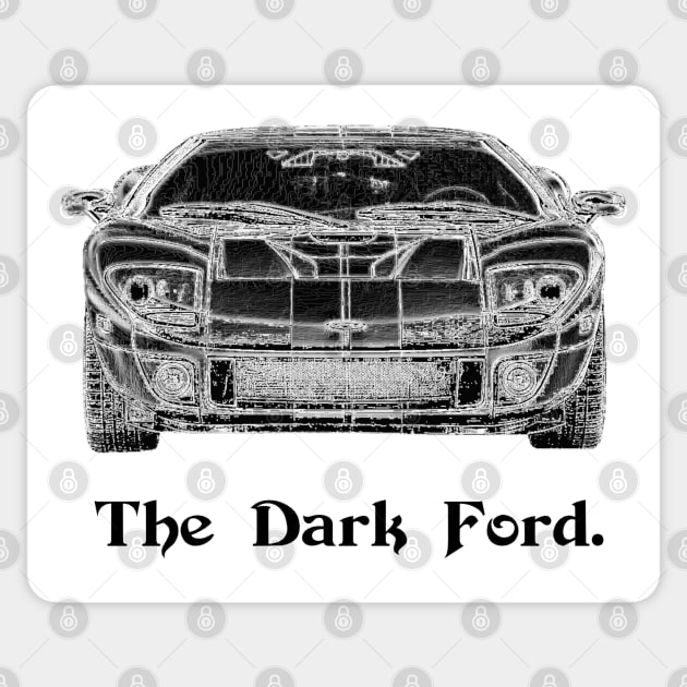 The Dark Ford. Sticker by amigaboy